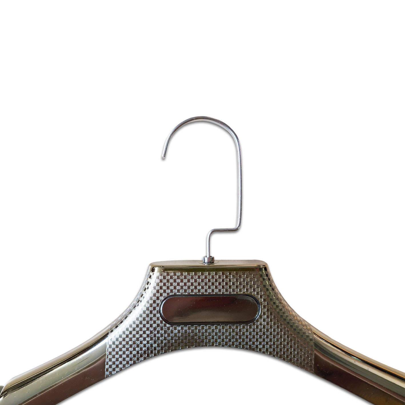 Luxury Wide Shoulder Plastic Silver Color Household Hanger for Suit Coat Shirts