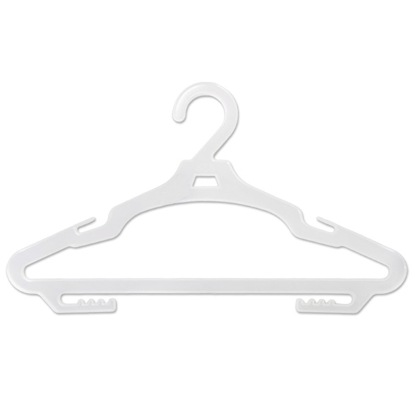 Hot Sale Display Lightweight Non-Slip Plastic Hangers with Notches