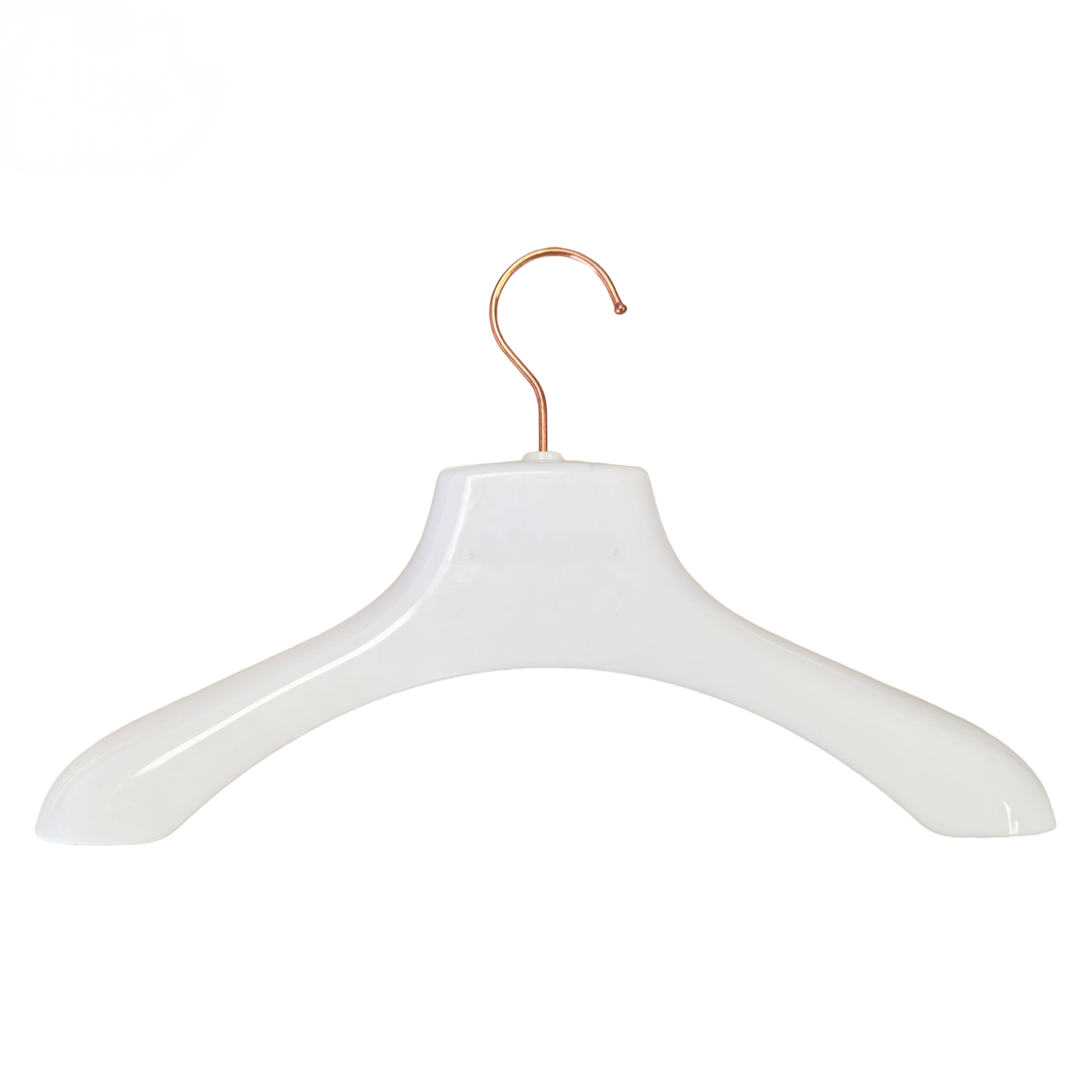 Luxury Plastic Wide Shoulder Jacket Suit Clothes Hangers for Clothes Shop