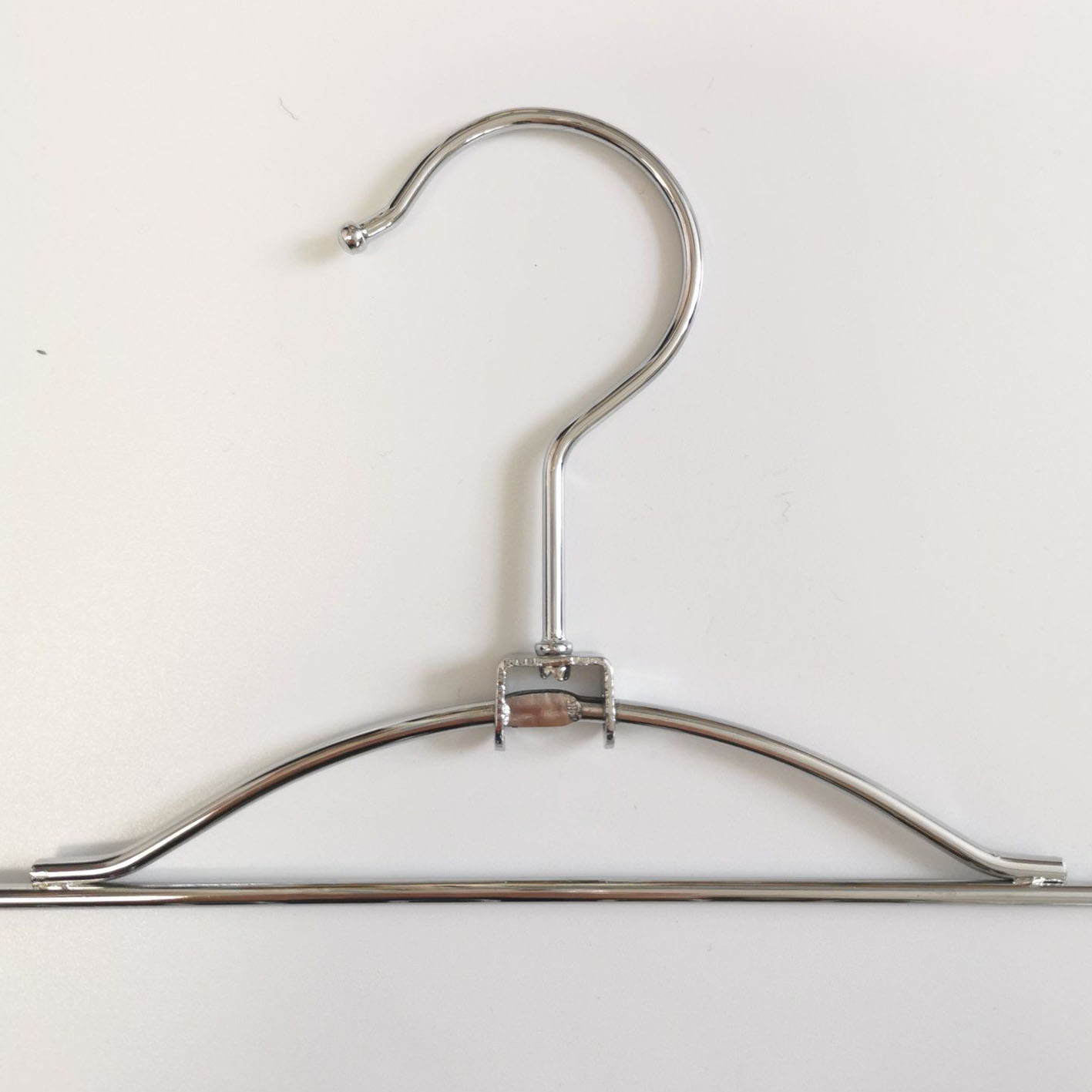 Non-Slip Space Saving Metal Bra Tie Hanger for Closet with 8 Hooks