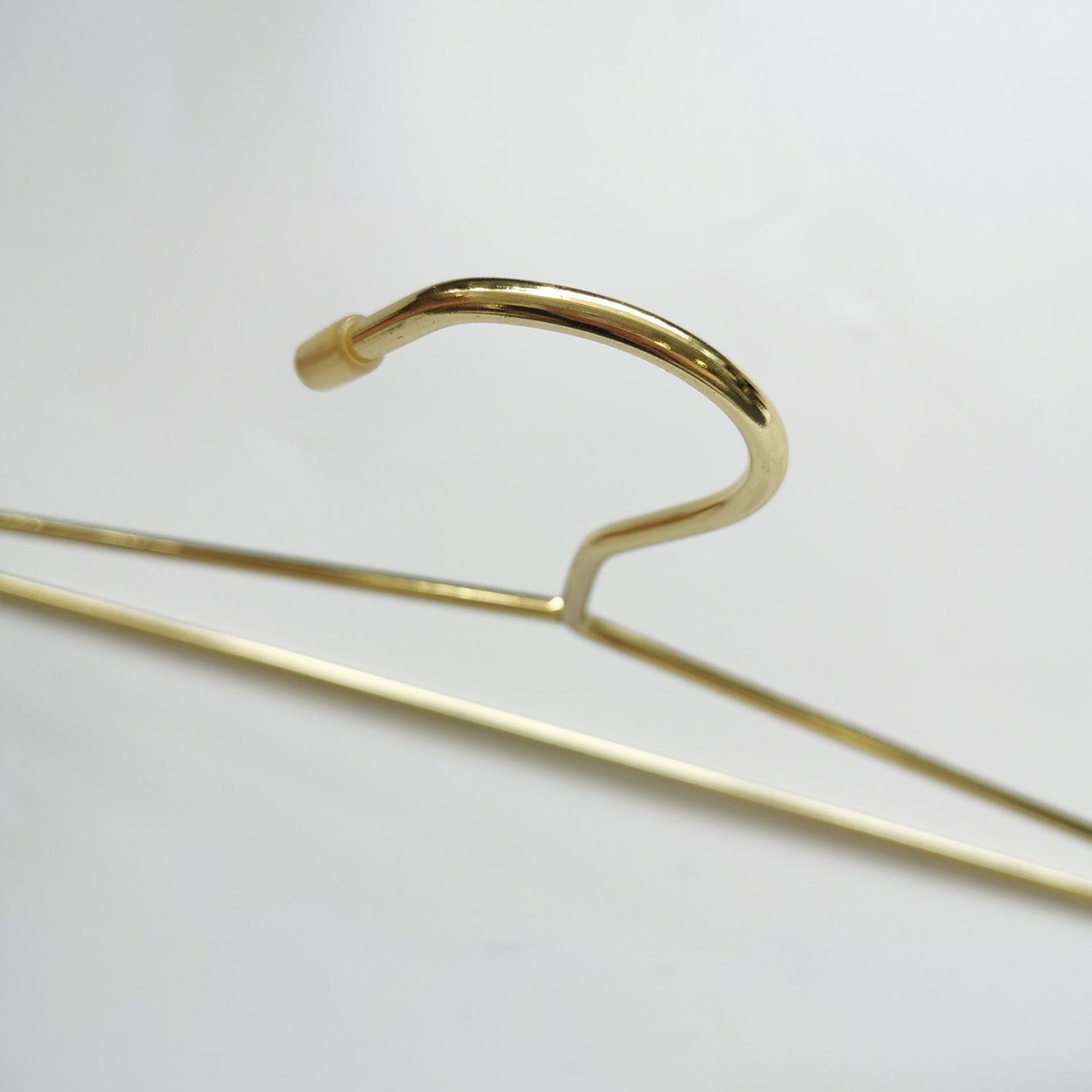 Metal Chrome Durable Golden Household Clothes Hanger