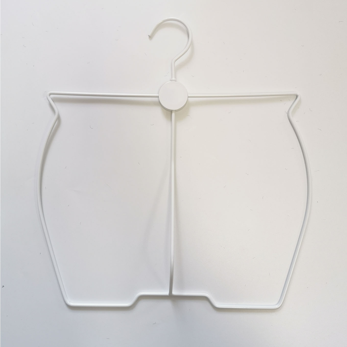 White Metal Wire Bikini Hanger for Adult Pants Swim Trunks