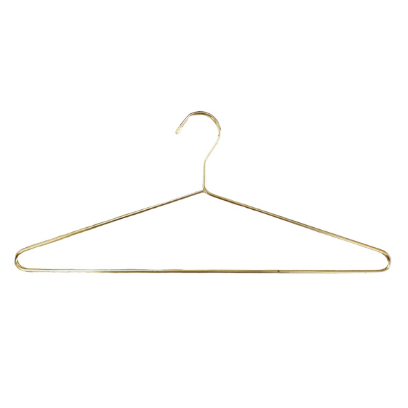 Metal Chrome Durable Golden Household Clothes Hanger