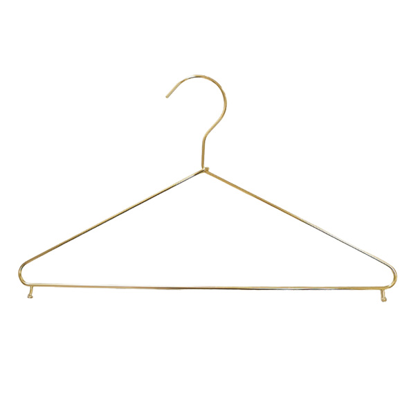 Wholesale Heavy Duty Luxury Household Golden Metal Clothes Pants Hanger
