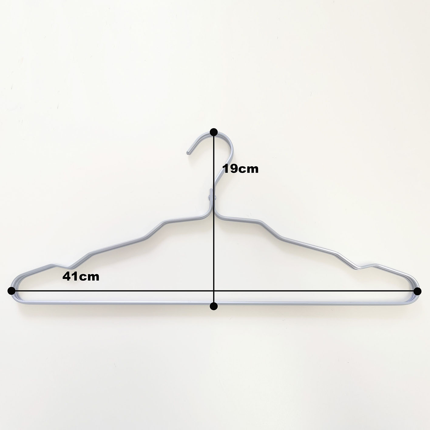 Durable Anti-Rust Aluminum Heavy Duty Clothes Pants Hanger