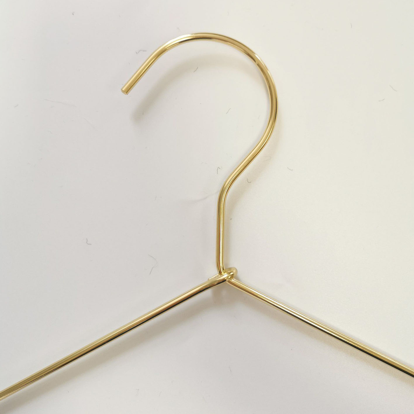 Wholesale Heavy Duty Luxury Household Golden Metal Clothes Pants Hanger