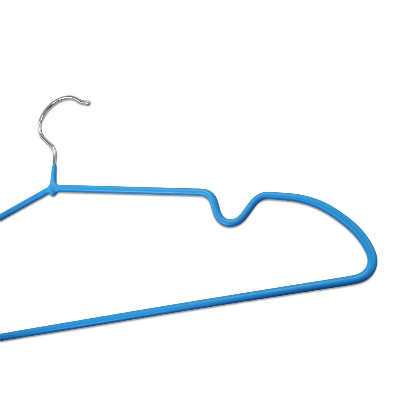 Wholesale Top Laundry Clothes Metal Hanger with Non-Slip PVC Coated