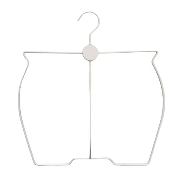 White Metal Wire Bikini Hanger for Adult Pants Swim Trunks
