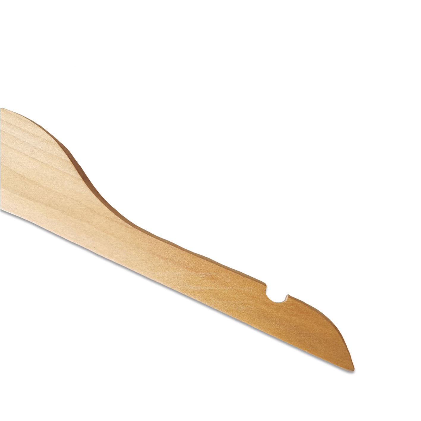 Solid Wood Shirt Dress Jacket Clothes Sturdy Children Kids Hangers with Notches