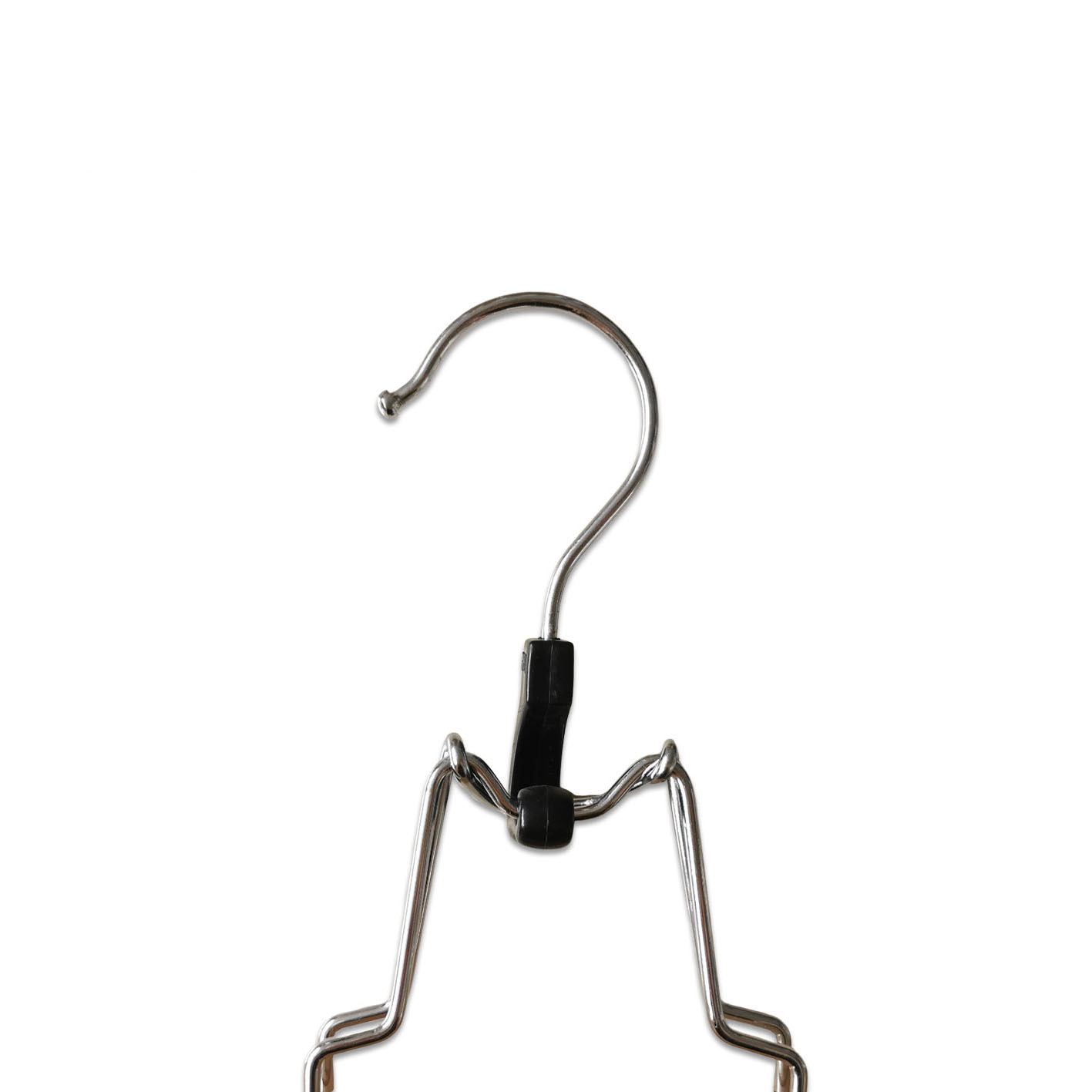 Natural Wood Trouser Clamp Pants Skirt Hair Extension Hanger with Non-Slip Padded