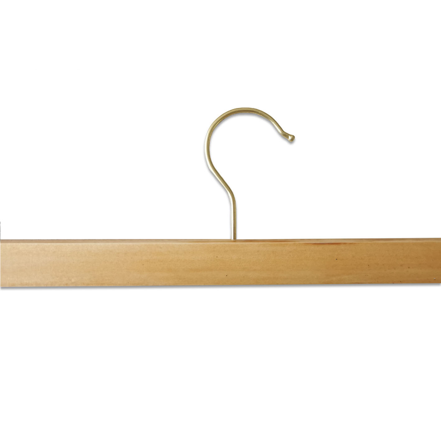 Solid Wood Natural Wooden Skirt Pants Towel Blanket Rack Hanger with Crossbar