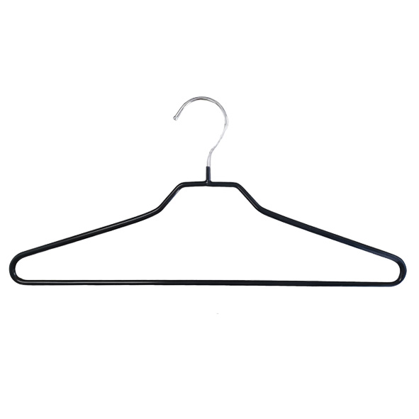 PVC Coating Non-Slip Wire Metal Clothes Hanger for Coat Suit Shirts