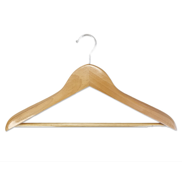 Heavy Duty Wide Shoulder Wooden Coat Suit Pants Hangers for Closet
