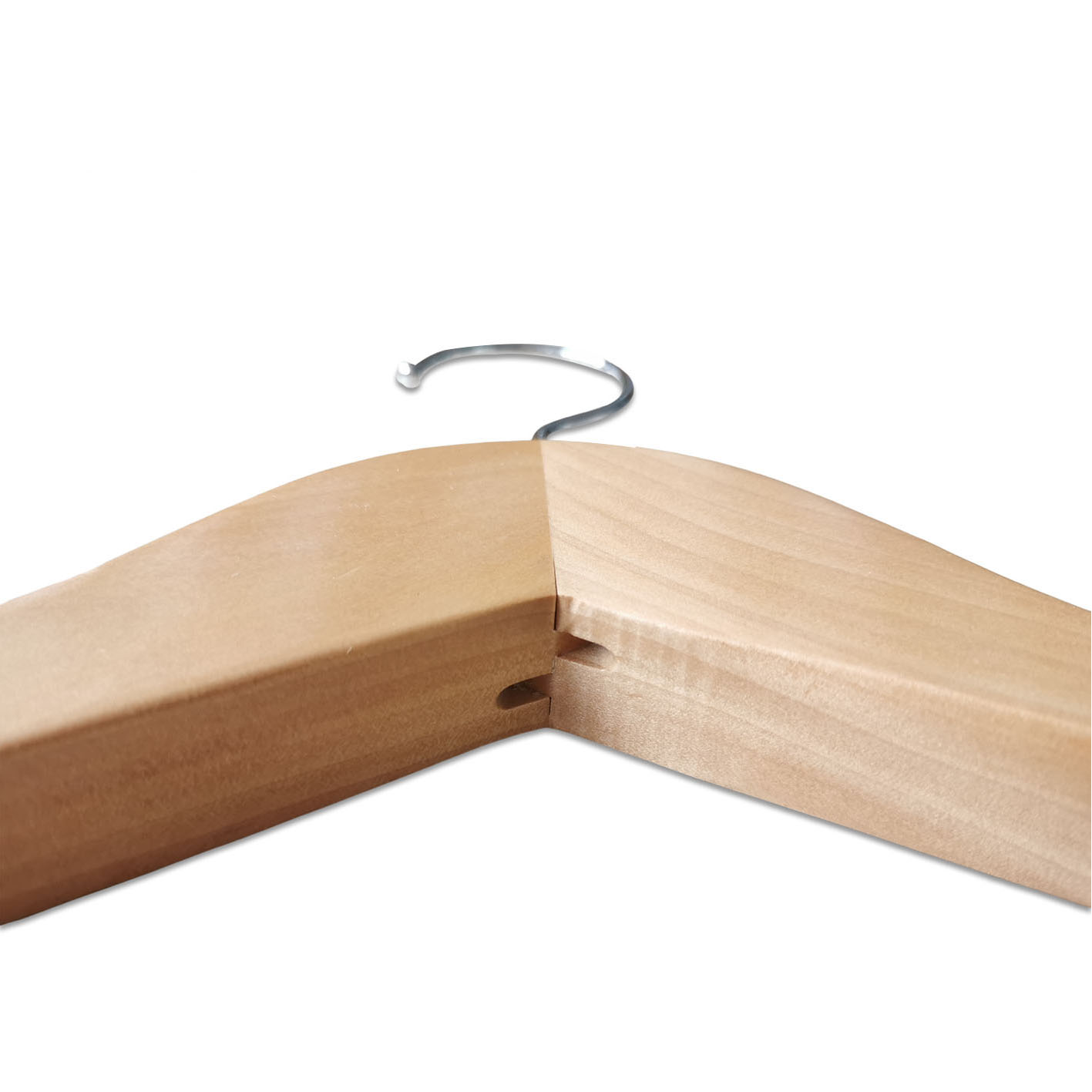 Heavy Duty Wide Shoulder Wooden Coat Suit Pants Hangers for Closet