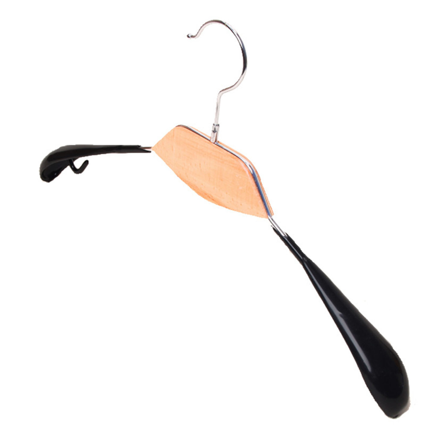 Manufacturer Non-Slip PVC Coated Wood Metal Wire Coat Hanger