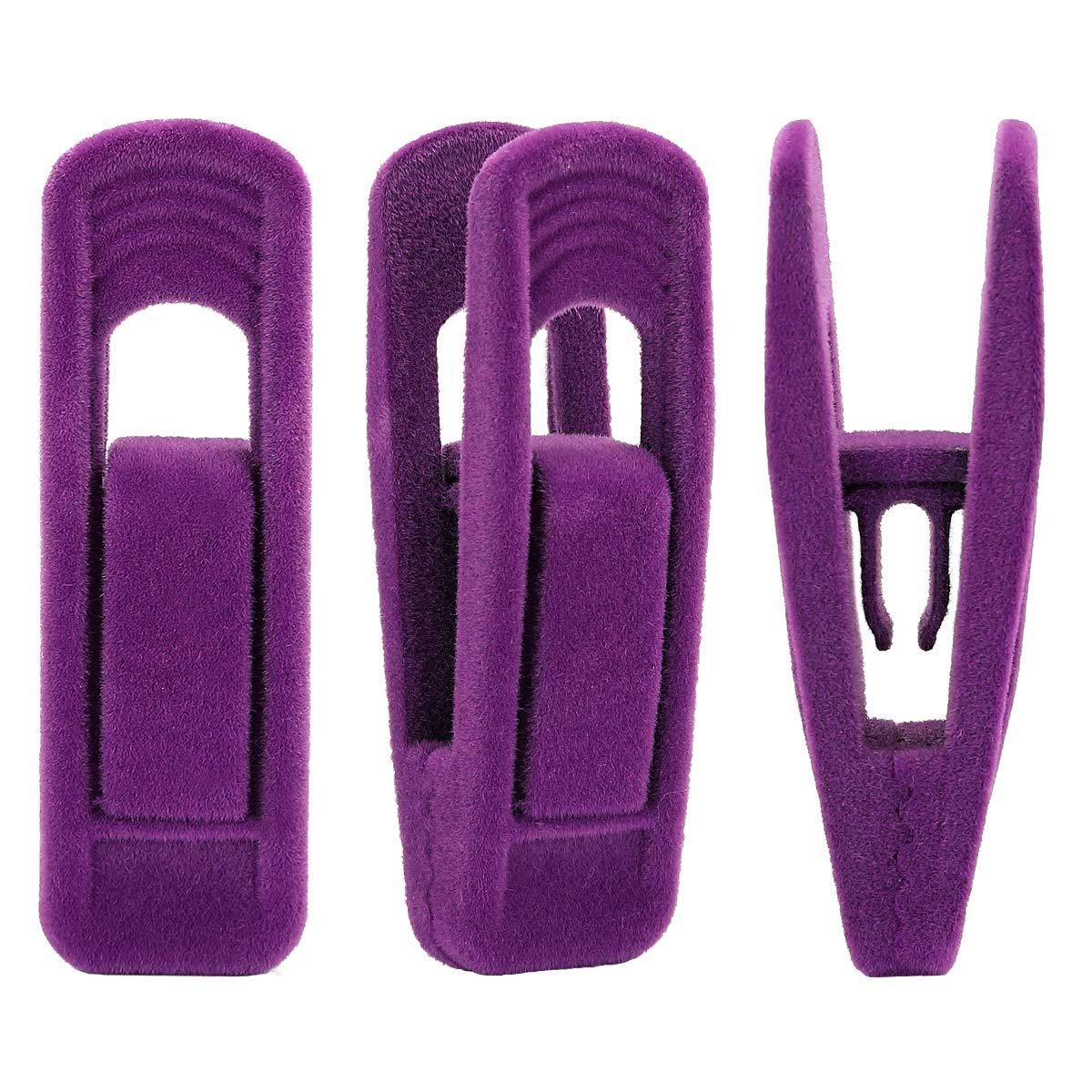 Velvet Clips for Hangers Velvet Pants Hangers Clips