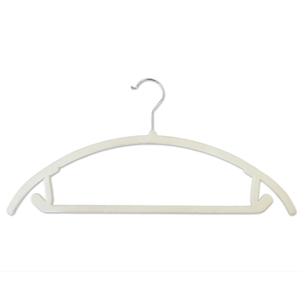 China Manufacturer Hot Selling Classic Boutique Velvet Hangers Anti-Slip Velvet Hangers for Top