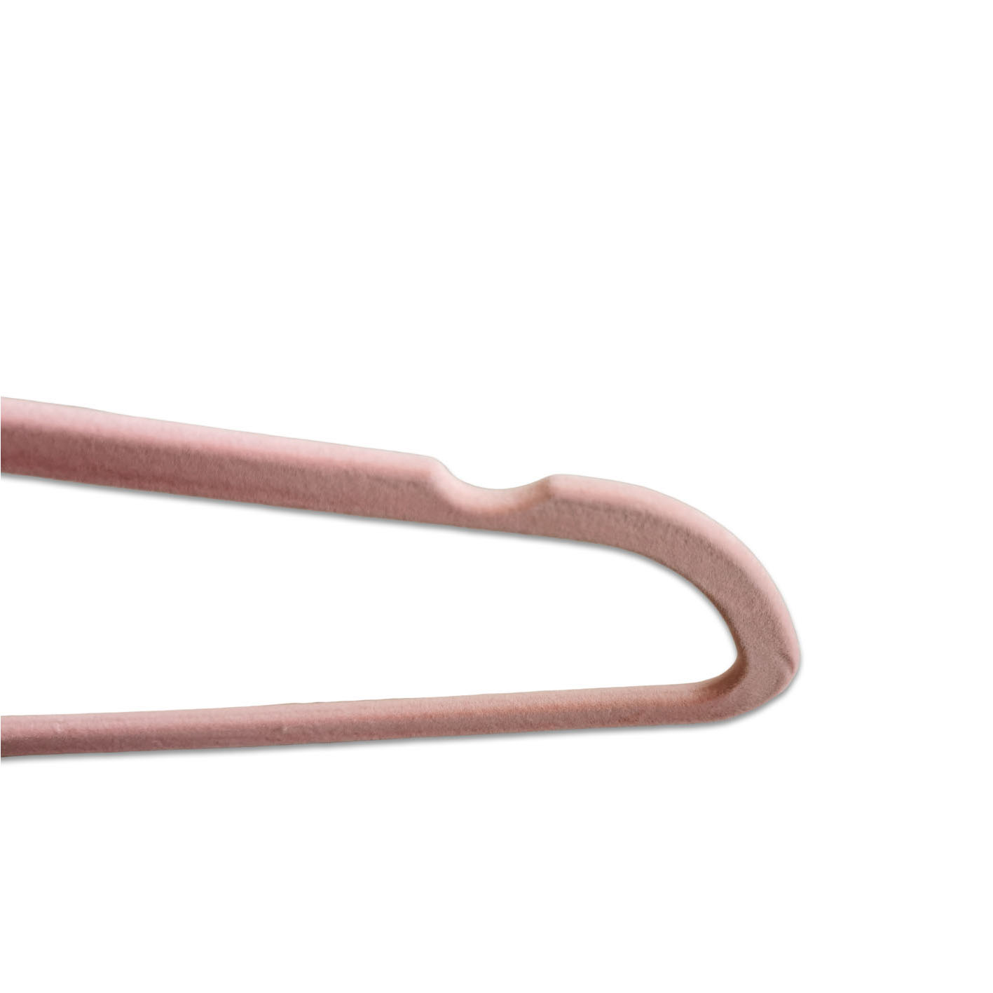 Heavy Duty Velvet Non-Slip Felt Clothes Coat Hanger with Shoulder Notches