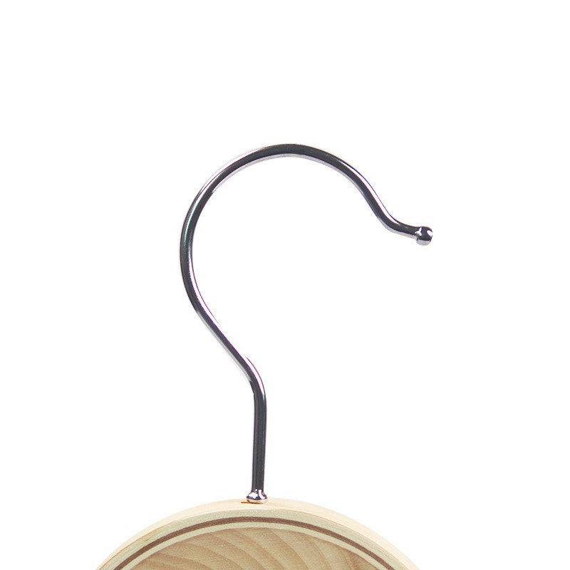 Space Saving Pants Hanger with Movable Clips Wood Trouser Custom Hangers