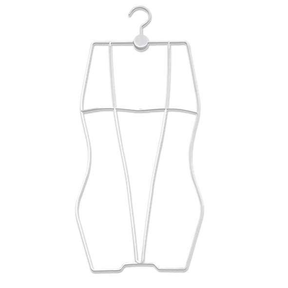Body Shape Metal Lingerie Bikini Hanger for Swimsuits and Bathing Suits
