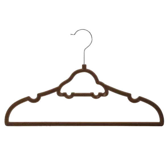 Manufacturer Supply Baby Soft Velvet Car Shape Coat Hanger for Baby Stores