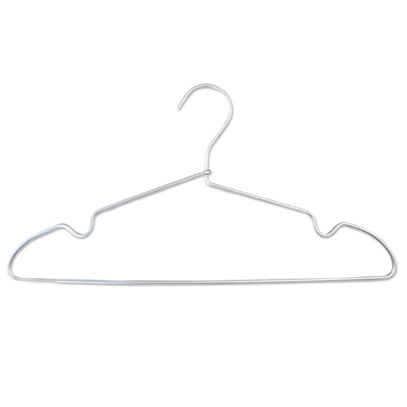 Heavy Duty Metal Shirt Coat Stainless Silver Metal Wire Hangers