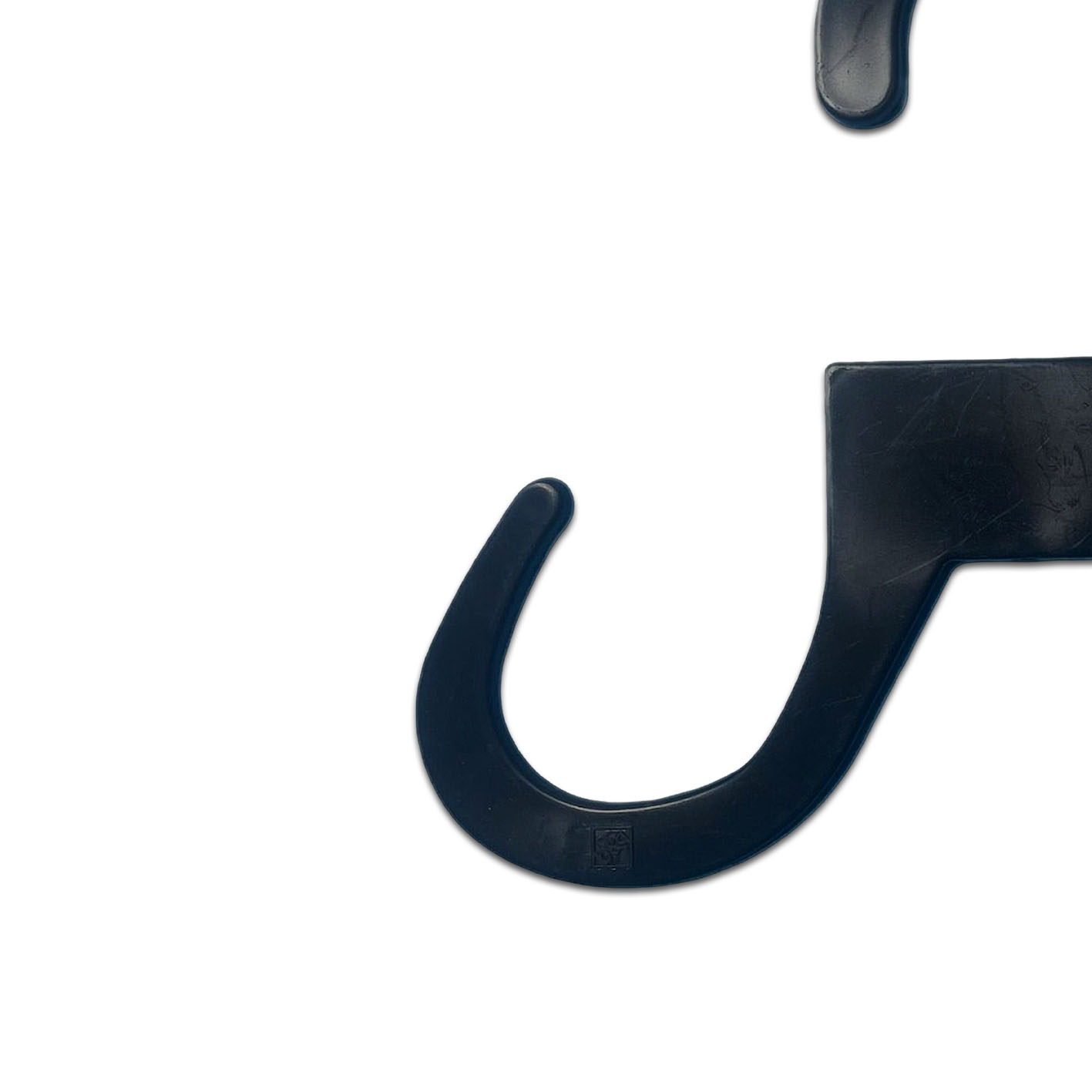 Factory Supply Plastic Black Child Shoe Scarf Hangers Hook