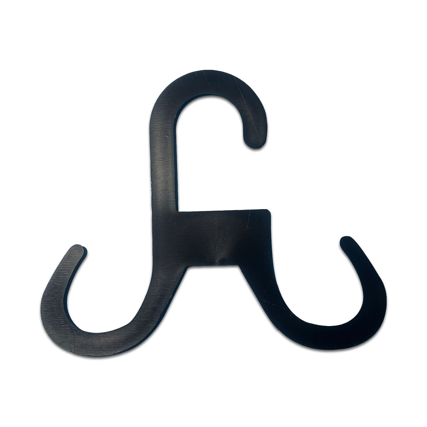 Factory Supply Plastic Black Child Shoe Scarf Hangers Hook