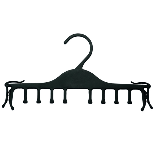 Black Plastic Bra Hangers Underwear Hangers for Display Stores Lingerie Hanger
