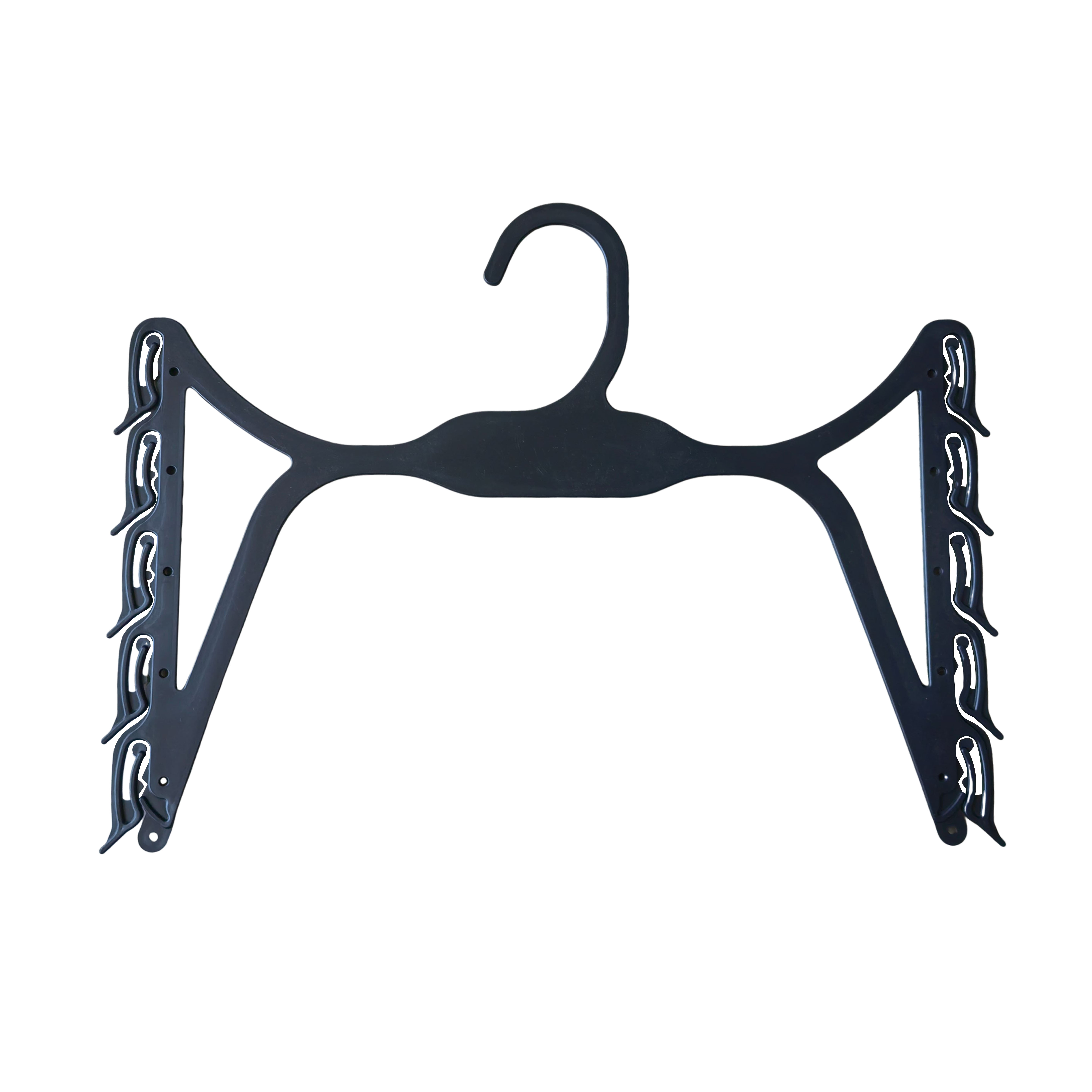 Luxury Plastic Underwear Hanger Black Lingerie Display Swimwear Hangers for Shops