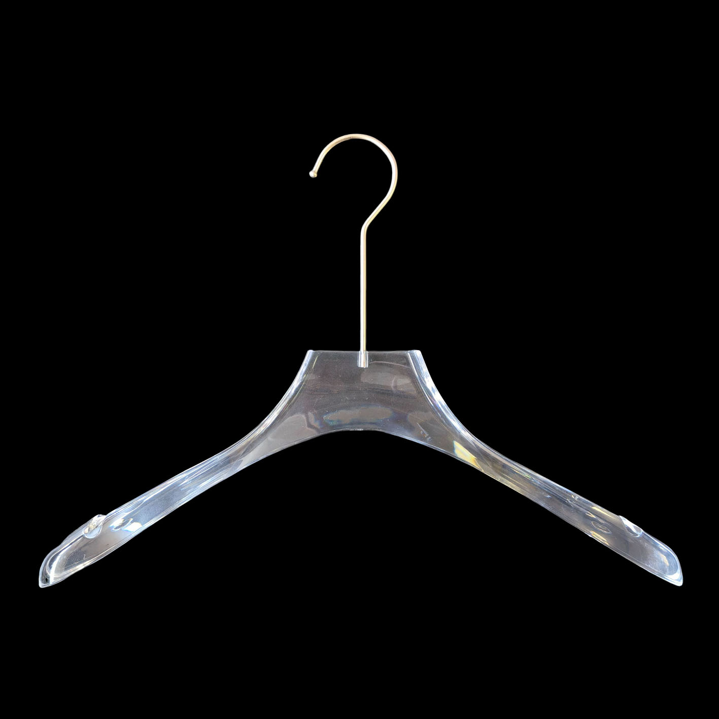 Long Hook Clear Acrylic Clothes Coat Luxury Transparent Acrylic Hanger