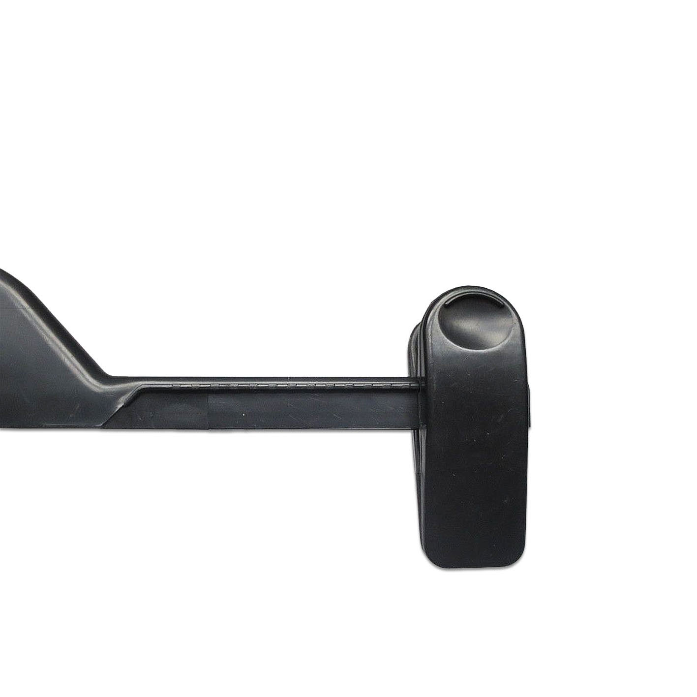 Custom Logo PS Plastic Baby Clothes Kids Pants Hanger with Clips