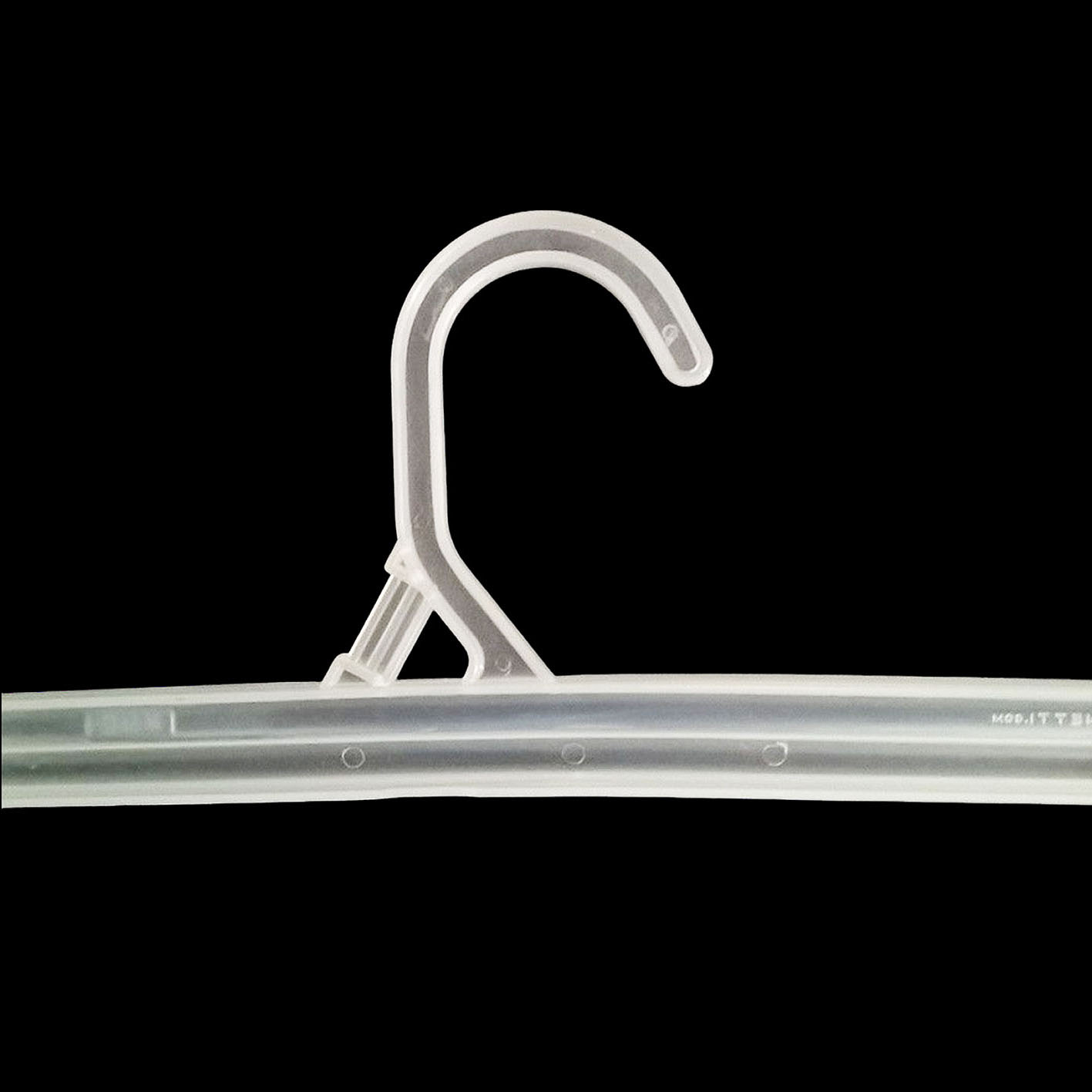 Hot Selling Durable Plastic Pants Skirt Hangers with Clips