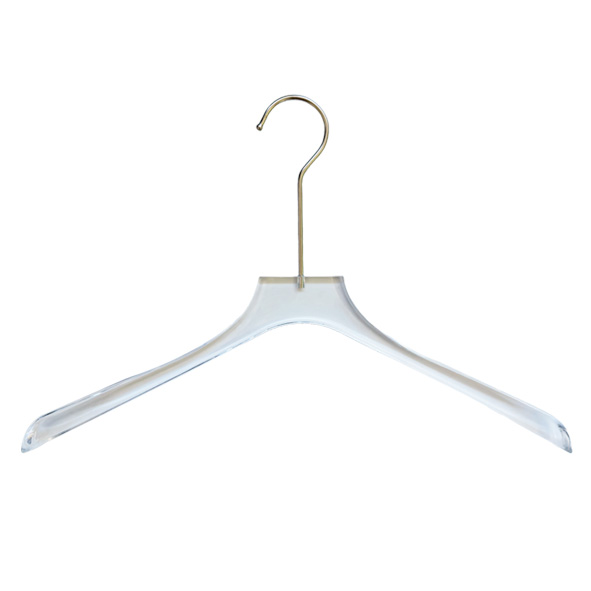 Manufacturer Custom Wholesale Quality Clear Transparent Pant Coat Clothes Acrylic Hanger