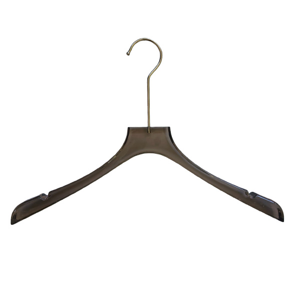 High-Quality Crystal-Clear Household Plastic Acrylic Coat Hanger for Clothes