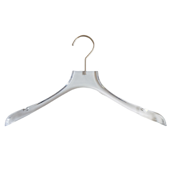 Wholesale Supplier Luxury Acrylic Transparent Plastic Coat Hanger