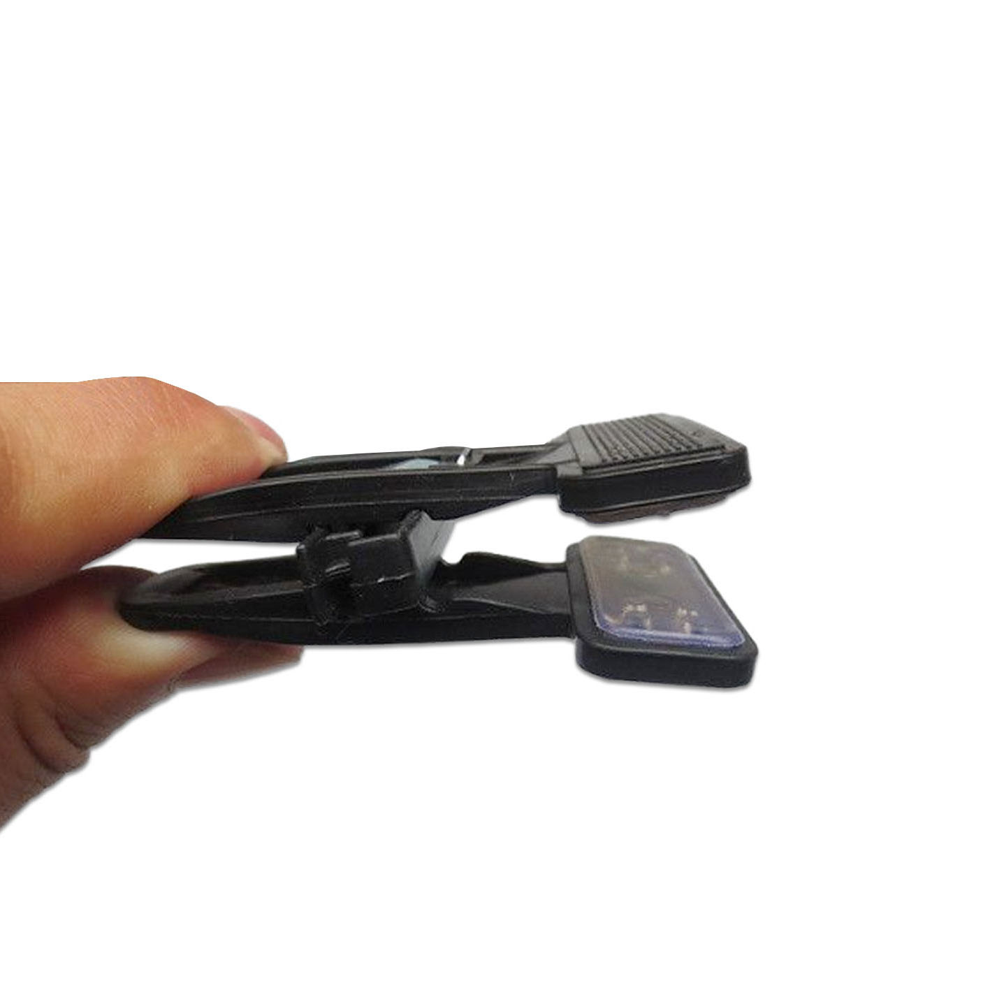 Black Plastic with Soft Pads and Clips Pants Trousers Bottom Clothing Hangers