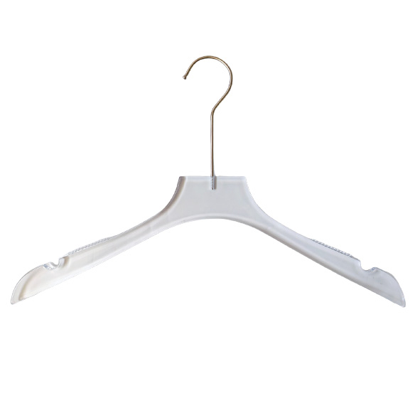 Long Hook Clear Acrylic Clothes Coat Luxury Transparent Acrylic Hanger