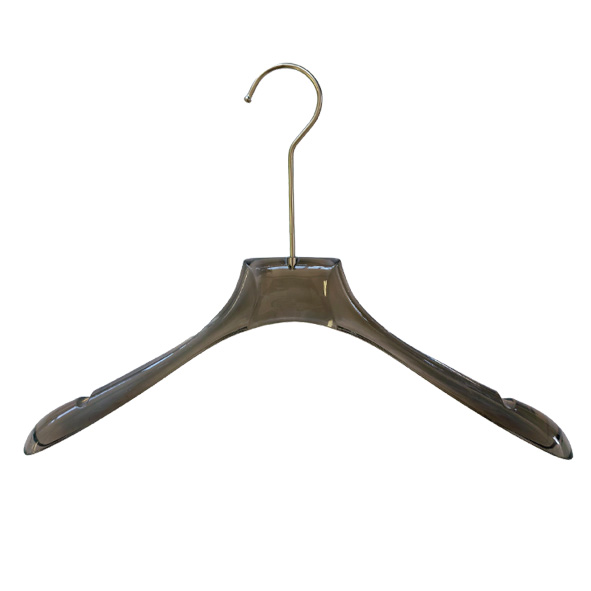 Wholesale Luxury Acrylic Clothing Hangers Transparent Plastic Coat Hanger