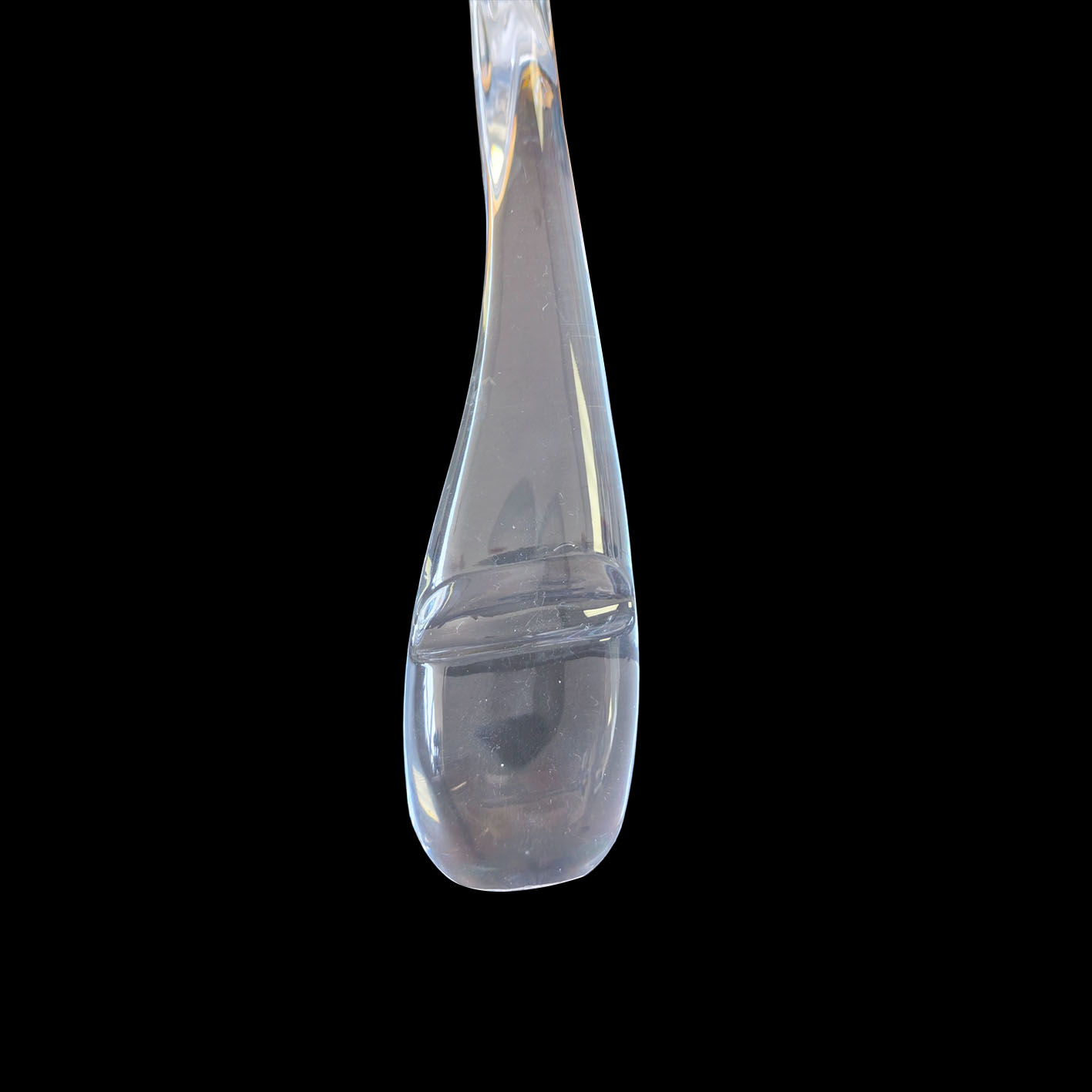 Long Hook Clear Acrylic Clothes Coat Luxury Transparent Acrylic Hanger