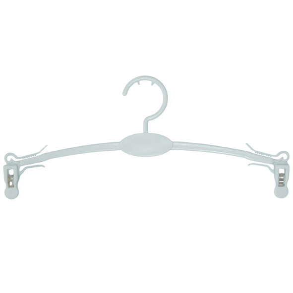 Hot-Selling Children Underwear Hangers Plastic Bar Hanger with Clips