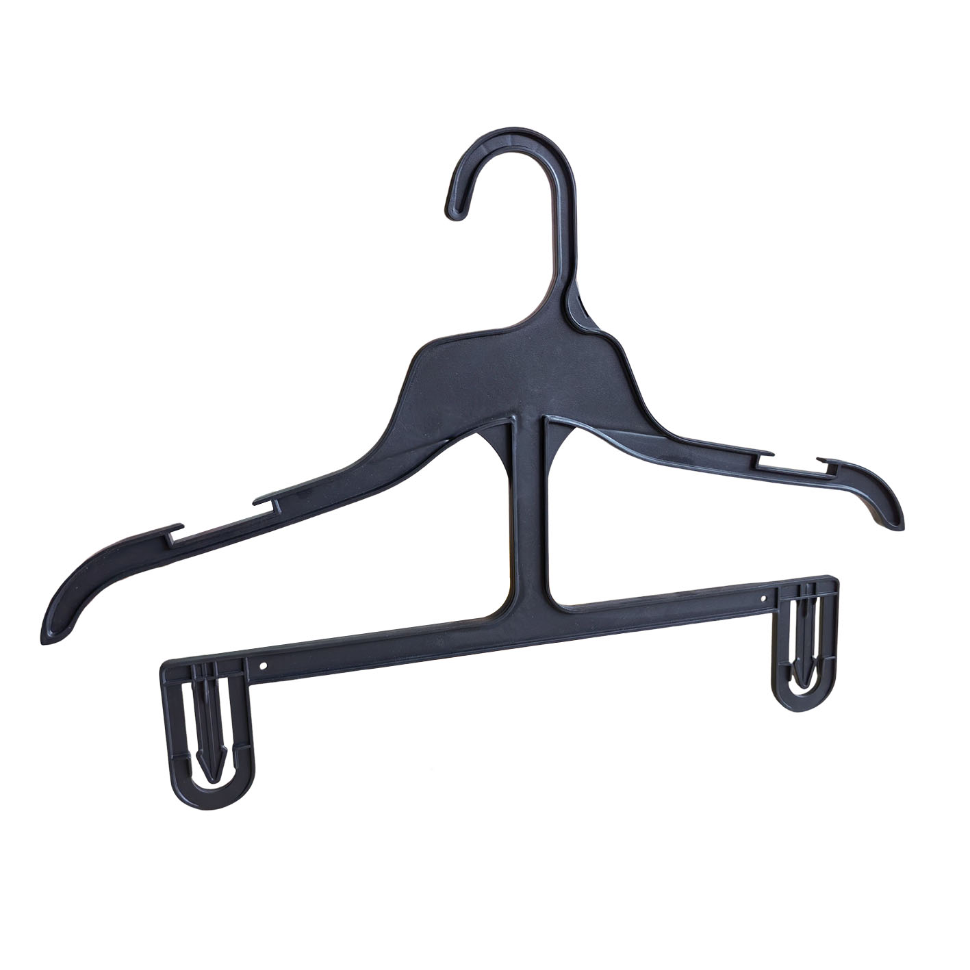 High Quality Plastic Kids Hanger Set Combination Clothes Hangers with Notched