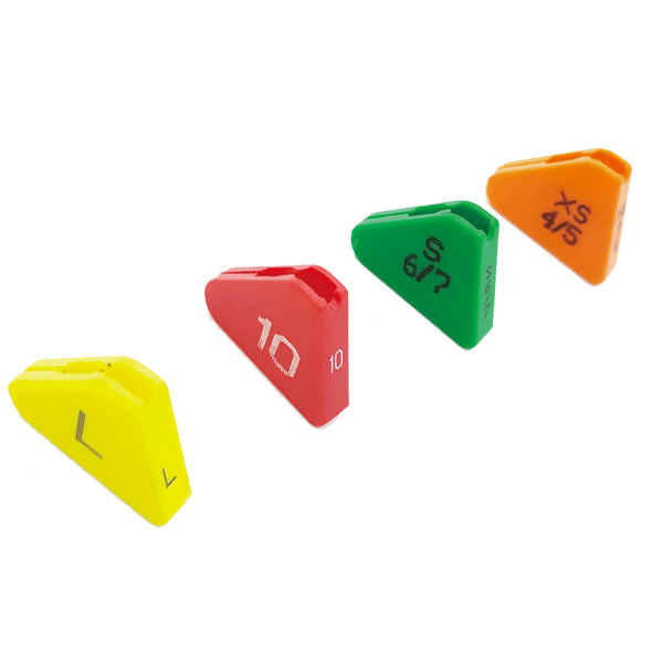 Plastic Hangers Colored Plastic Number Custom Hanger Size Marker