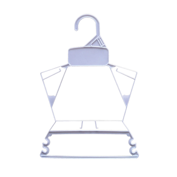 Household Kids Children Plastic Clothes Set Hanger Pants and Skirt Display Hook