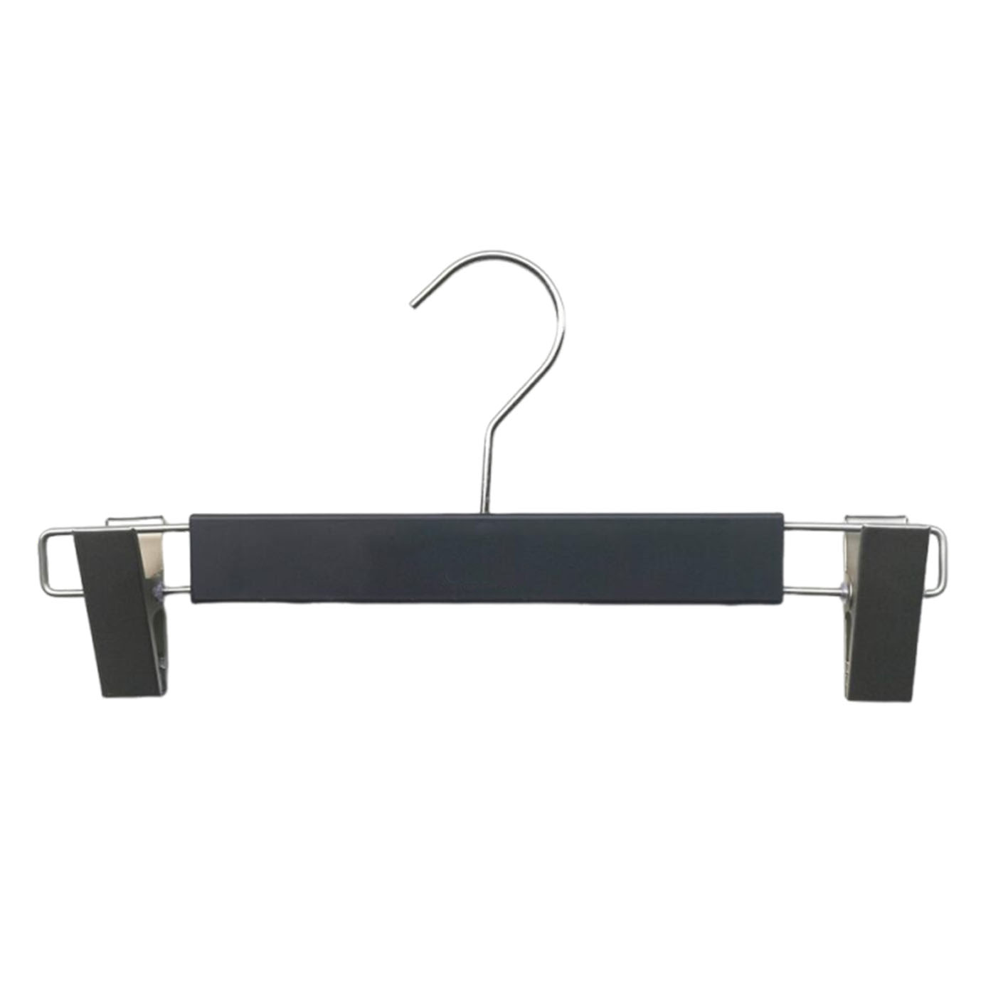 White Pants/Skirt Hangers with Adjustable Metal Clips