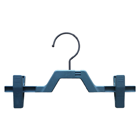 Plastic Pants Hanger with Clips Trouser Hanger