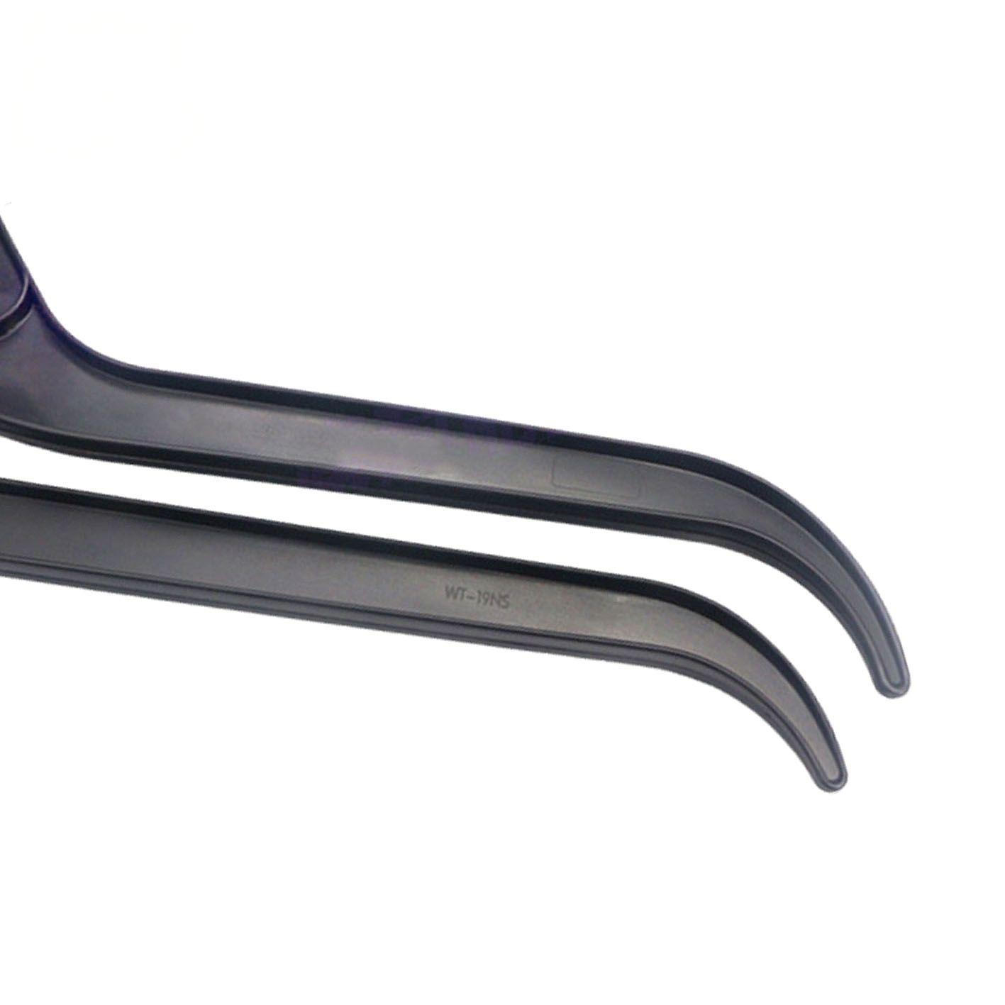 Cheap Black Suit Hangers Plastic Coat Hangers for Display Stores