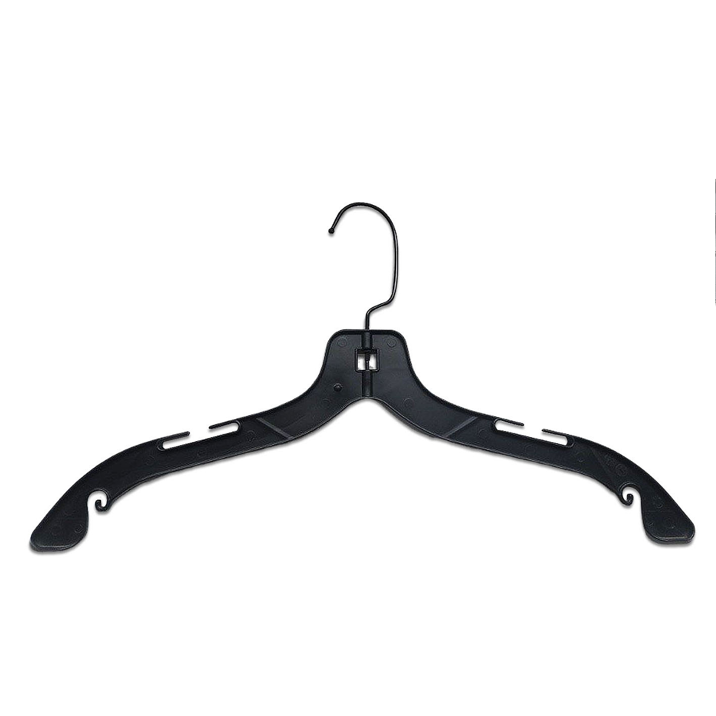Black Corrugation Heavy Duty Walmart Suit/ Skirt /Clothes Hangers