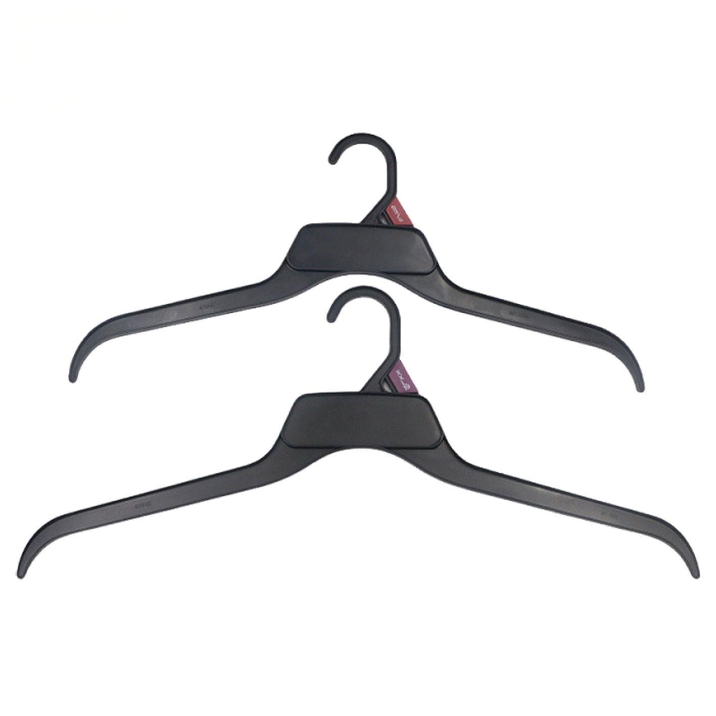 Cheap Black Suit Hangers Plastic Coat Hangers for Display Stores
