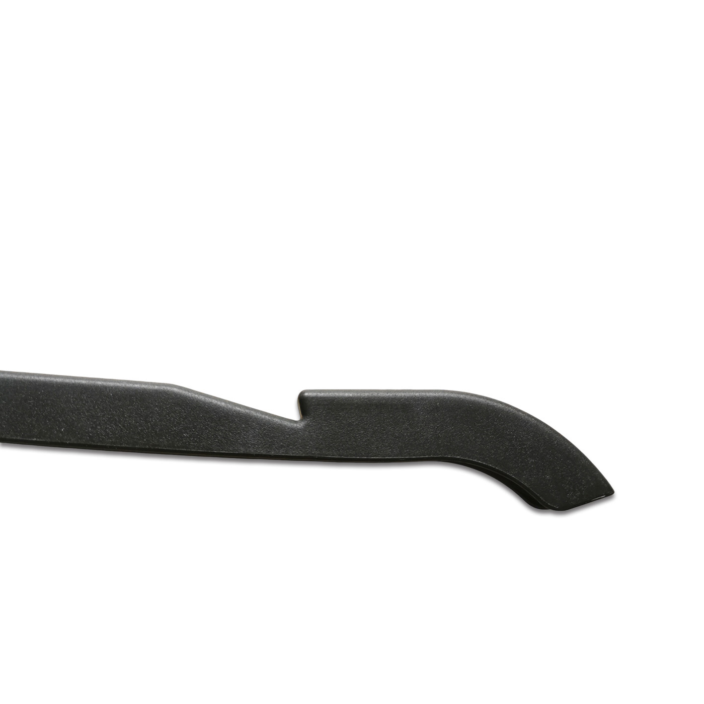 Wide Shoulder Black Plastic Coat Hangers Plastic Suit Hangers with Bar for Clothing Store